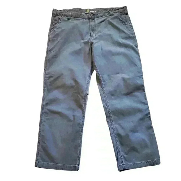Carhartt Relaxed Fit Gray Cargo Jeans 42x30 - Picture 1 of 6